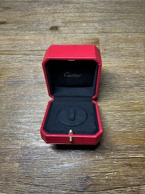 Cartier Red and Black Ring Box Set